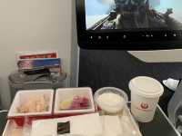 JAL JAL国際線エコノミー席でも楽々フライト！