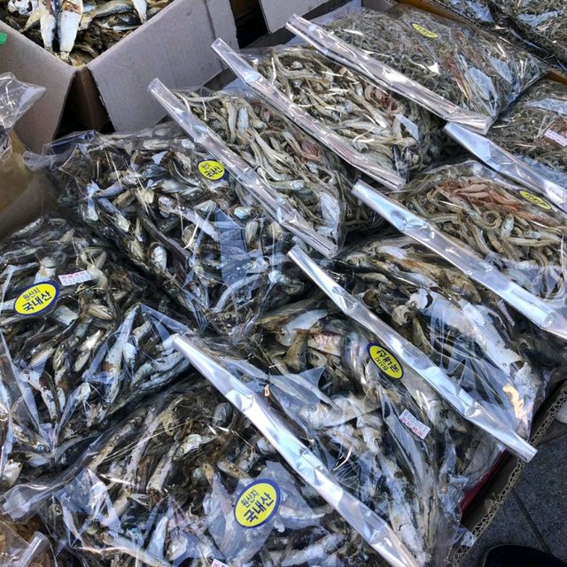 釜山 札嘎其市場吃海鮮🦞🦐🐙還有乾貨海味 
