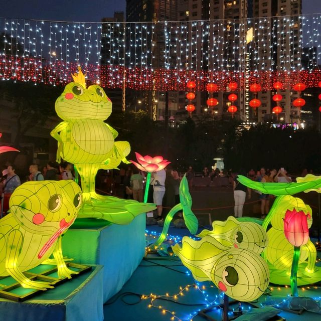 維多利亞公園 - 充滿住童話色既動物花燈
