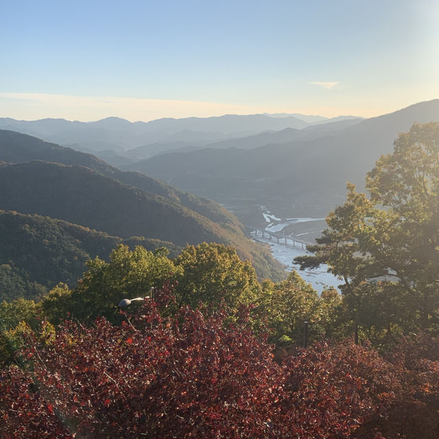 바위 위 작은 사찰에서 단풍구경, 구례 사성암🍁