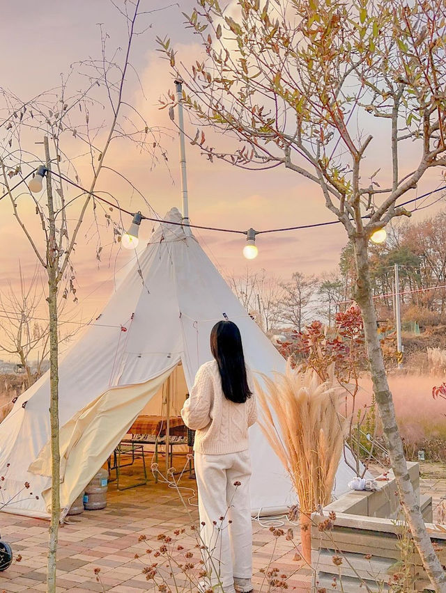 사계절 꽃이 피는 공간에서의 따스한 촌캉스, 오늘의 우리 집🏠 