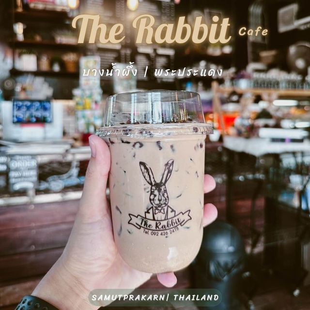 The Rabbit คาเฟ่น่านั่ง ตลาดน้ำบางน้ำผึ้ง 