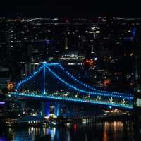 Story Bridge故事橋 在夜晚和清晨的不同樣貌