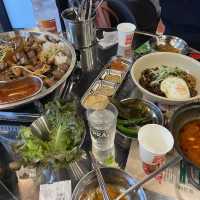 한판에 구워주는 고기 🥩 맛집 추천 완판도 파장시장점