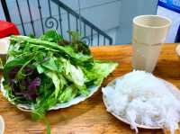 ベトナム　ベトナム観光　ハノイに来たからにはブンチャー ダックキムのブンチャーを食べないと！