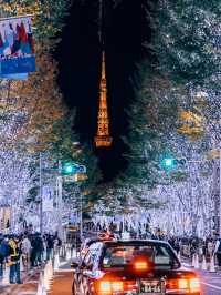 Winter illumination in Roppongi 