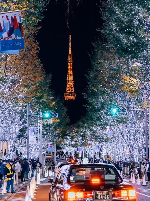 Winter illumination in Roppongi 