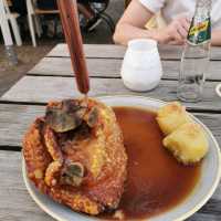 Eating German Delicacies