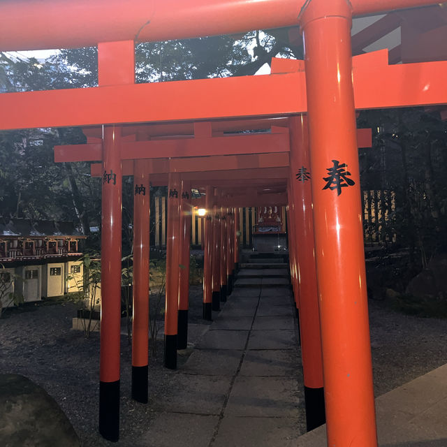 Beautiful shrine with unique ambience 
