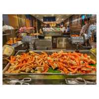 香港性價比酒店自助餐。Three on Canton