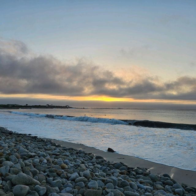 Spanish bay and 17-mile drive at Pebble beach