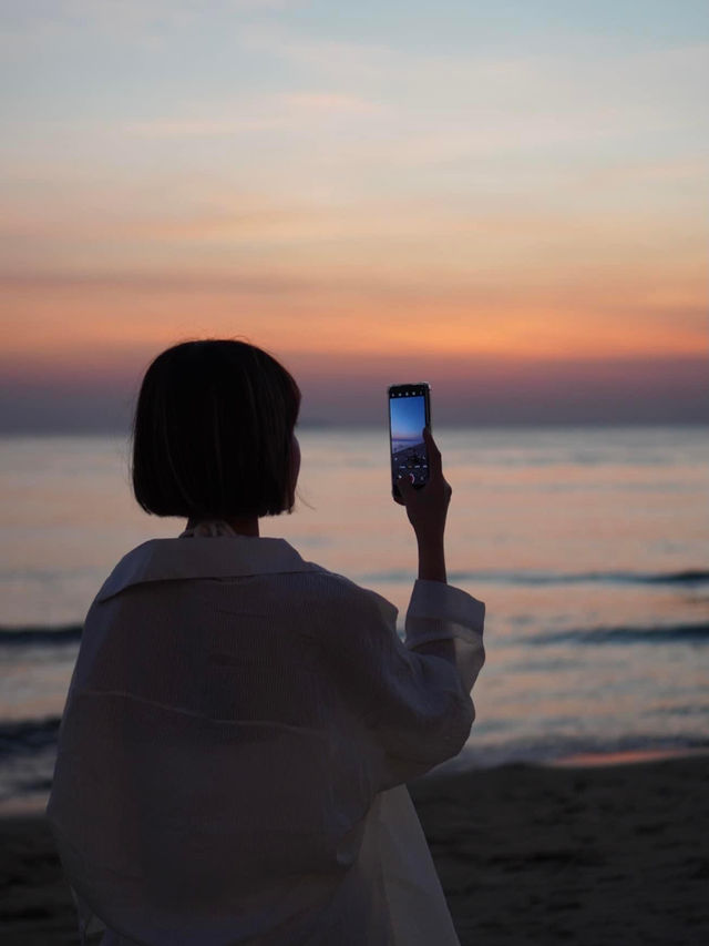 🦐 ทานบุฟเฟ่ต์ทะเลเผาพร้อมชม Sunset 