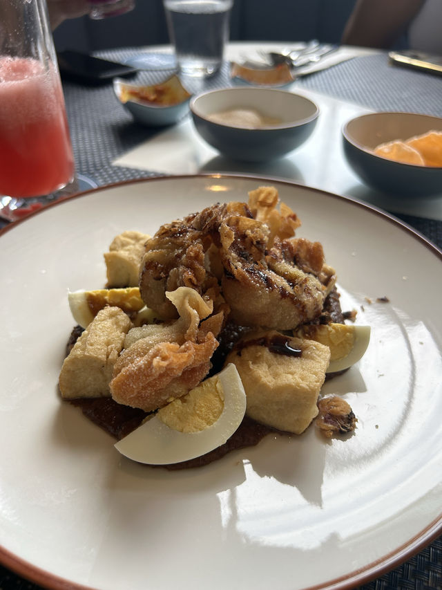 A list of things I ate at this resort