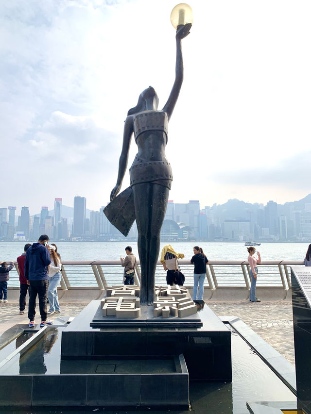 香港　香港観光　アベニュー・オブ・スターズからの景色はthe香港だったぞ！
