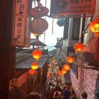 【台灣九份】燈籠夜景，適合黃昏時分的浪漫之旅