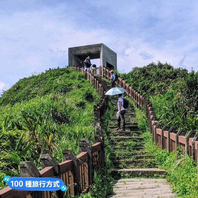 基隆-騎乘飛天掃帚，親子最愛的濱海景點：潮境公園