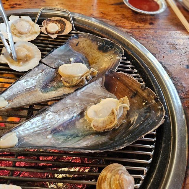 조개구이가 끝내주는 맛집