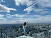 東京涉谷sky景觀台 這邊真的要大推一下！這邊可以俯瞰全東京市區盡收眼底！有樓下玻璃景觀台也有樓上露天景觀