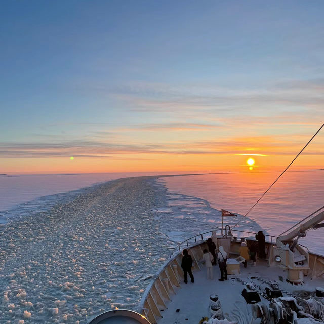 極光號流冰破冰船體驗：冰雪世界的奇幻冒險 🚢❄️