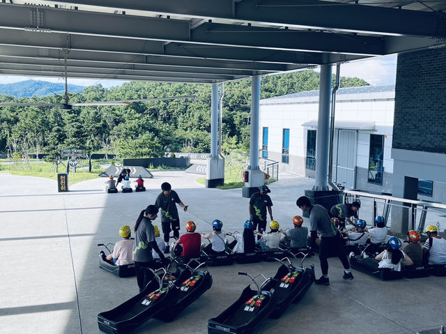 韓國釜山 好玩的跑跑卡丁車 Skyline Luge 釜山 스카이라인 루지 부산