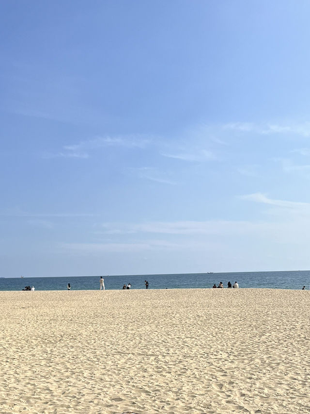 韓國🇰🇷釜山｜海雲臺的日與夜 必去超美海灘與極熱鬧夜市