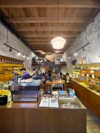 Trendy coffee house with artisanal drinks