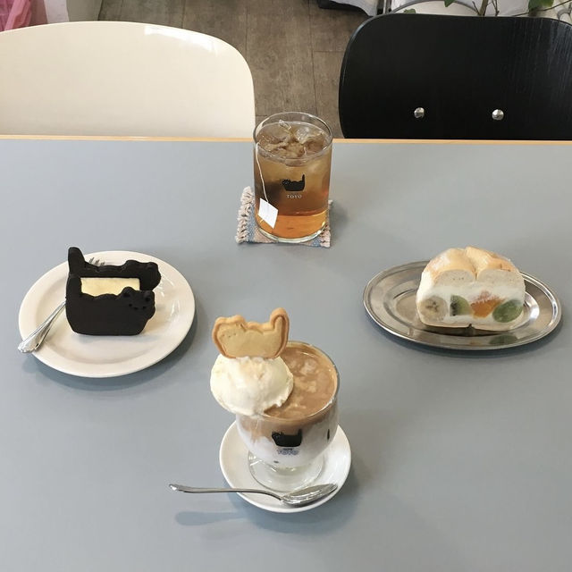 【韓国】最近ホットなカフェプレイスのムンレドンにあるカフェ🐱
