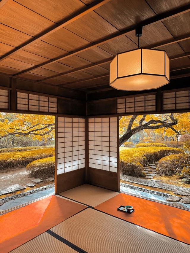 景點推薦：松風園——福岡黃葉季的靜謐庭園之美