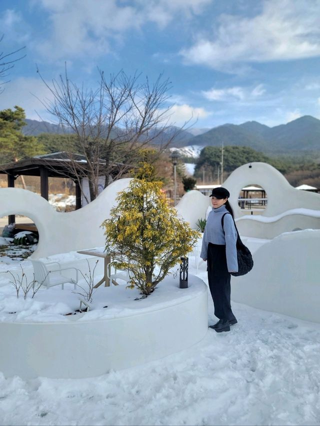 눈내리는 겨울에 꼭 가야할 남원 대형카페🩵