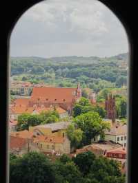 A Summer Afternoon at Vilnius Castle: Panoramic Views of Old Town Charm