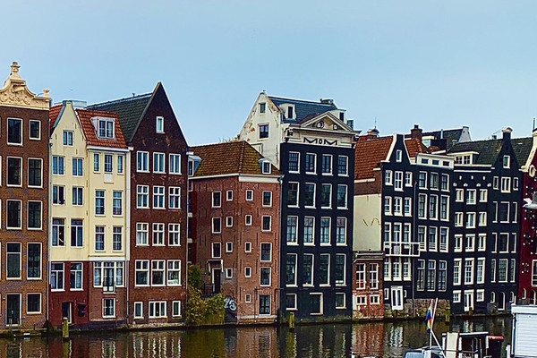 Quaint NARROW Dutch-style Houses in Amsterdam 😍 | Trip.com Amsterdam