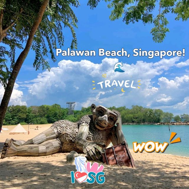 🏝️ Paradise Found: Palawan Beach, Singapore! 🌊