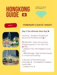 Hongkong 2 Days- Luxury Experience 
