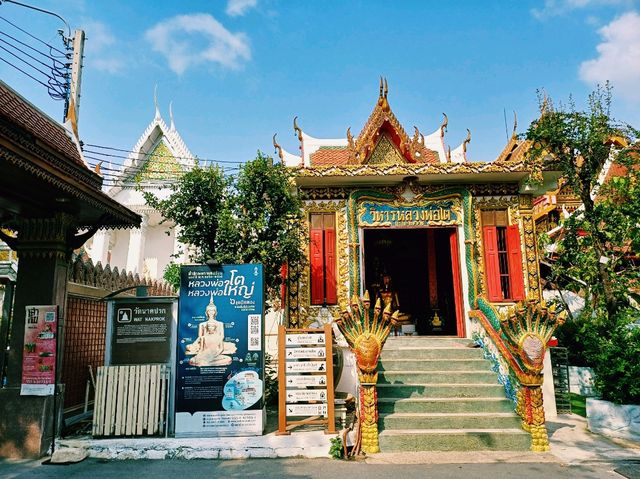 泰國曼谷湄南河畔著名皇家古跡寺廟景點:Wat Nak Prok，適合打卡拍照📸冥想