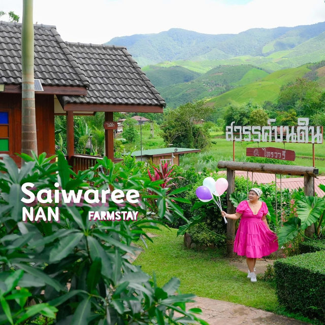 ที่พักริมลำธาร นอนฟังสายน้ำ🌧️ สายฝน ที่ ไทรวารี 