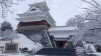 Winter Serenity at Matsushiro Castle