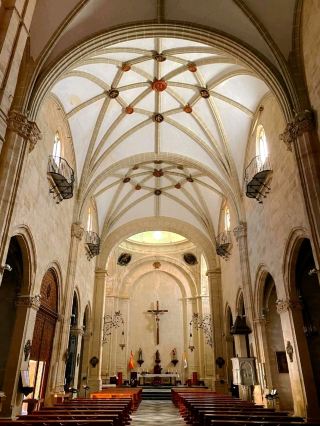 The church was built on the site of a Christian worship that existed during the Visigothic era