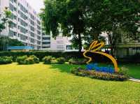 泰國曼谷市中心素坤逸區百年老體育場百年大學校區一日遊行程，體驗曼谷百年歷史底蘊，適合休閒打卡拍照📸