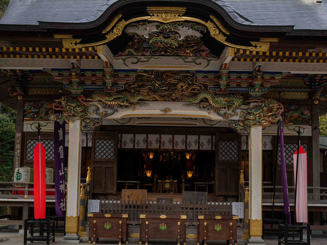 賽登山神社をゆっくり見学