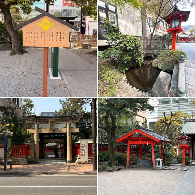 【天神】天神の名前の由来✨鯉が泳ぐ個性派神社✨