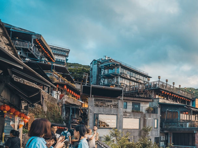 充滿懷舊氣氛的九份老街