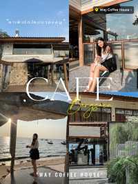 ☕️ WAY COFFEE HOUSE คาเฟ่ยอดฮิตติดริมทะเลบางแสน🏝️