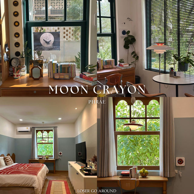 เที่ยวแพร่แวะไป Moon Crayon 🛌📚✨ 