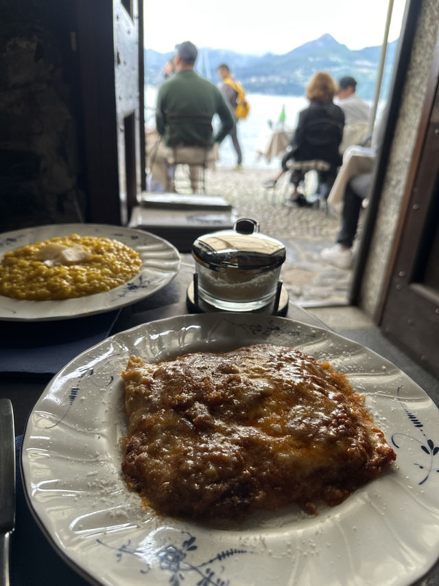 意大利科莫湖🇮🇹湖邊嘆意大利飯😋