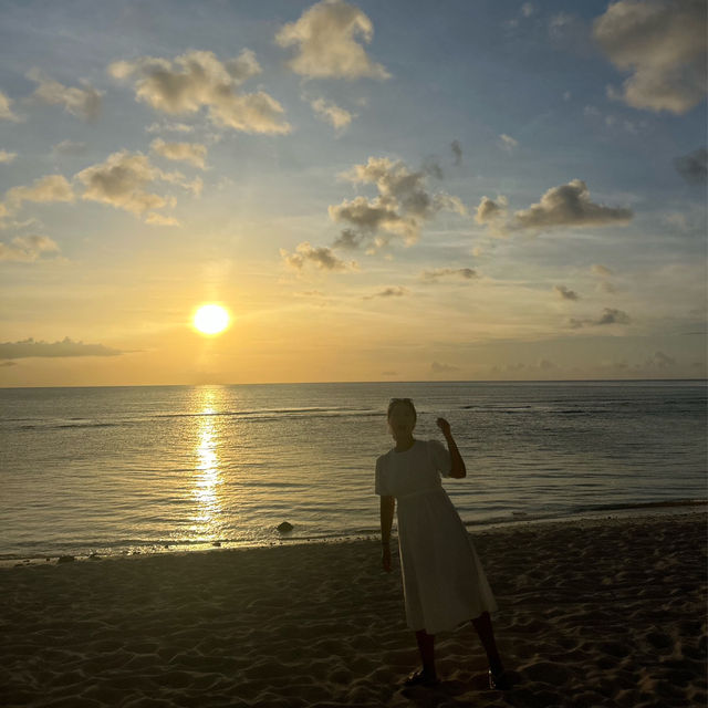 노을이 아름다운 건비치 풍경 🌅