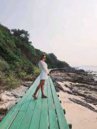 หินแดง สะพานเขียว จุดชมวิว ที่นี้ เกาะล้าน