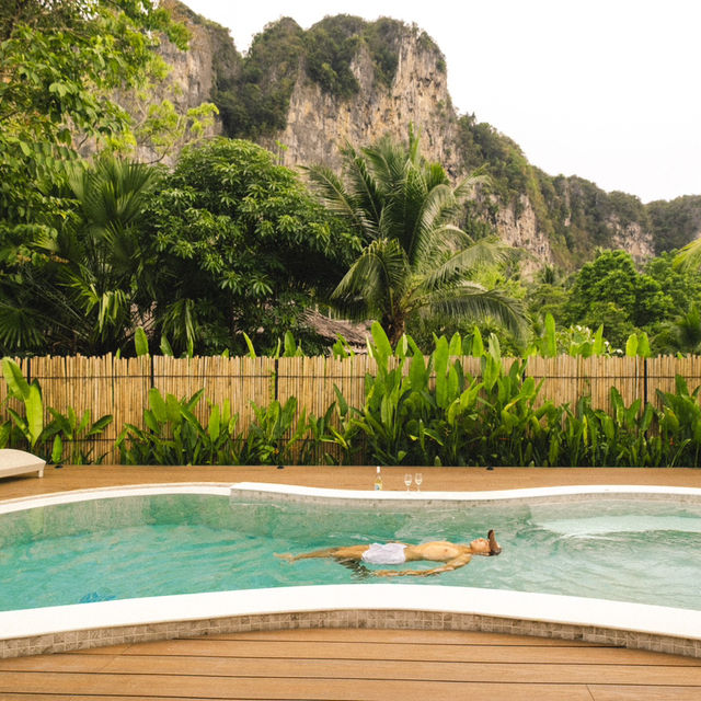 พูลวิลล่าเปิดใหม่ #กระบี่ วิวสวยมาก⛰️🛖🌴