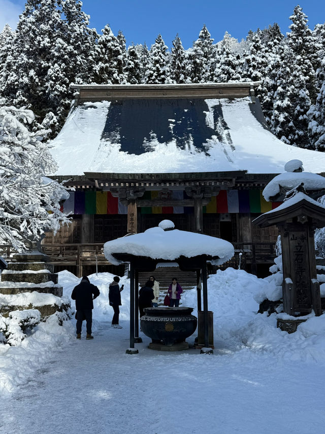 📍【山形・立石寺｜❄️雪中千階，走一段心靈修行路🛕】