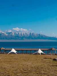 Sayram Lake in Xinjiang, Blue Water and Pure Chill