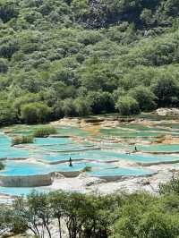 🩵 Huanglong Scenic Area — Nature’s Colorful Dragon